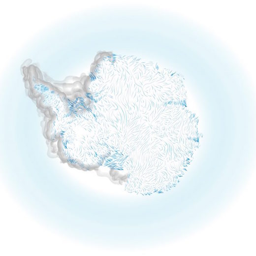 ice flow velocity artistic project